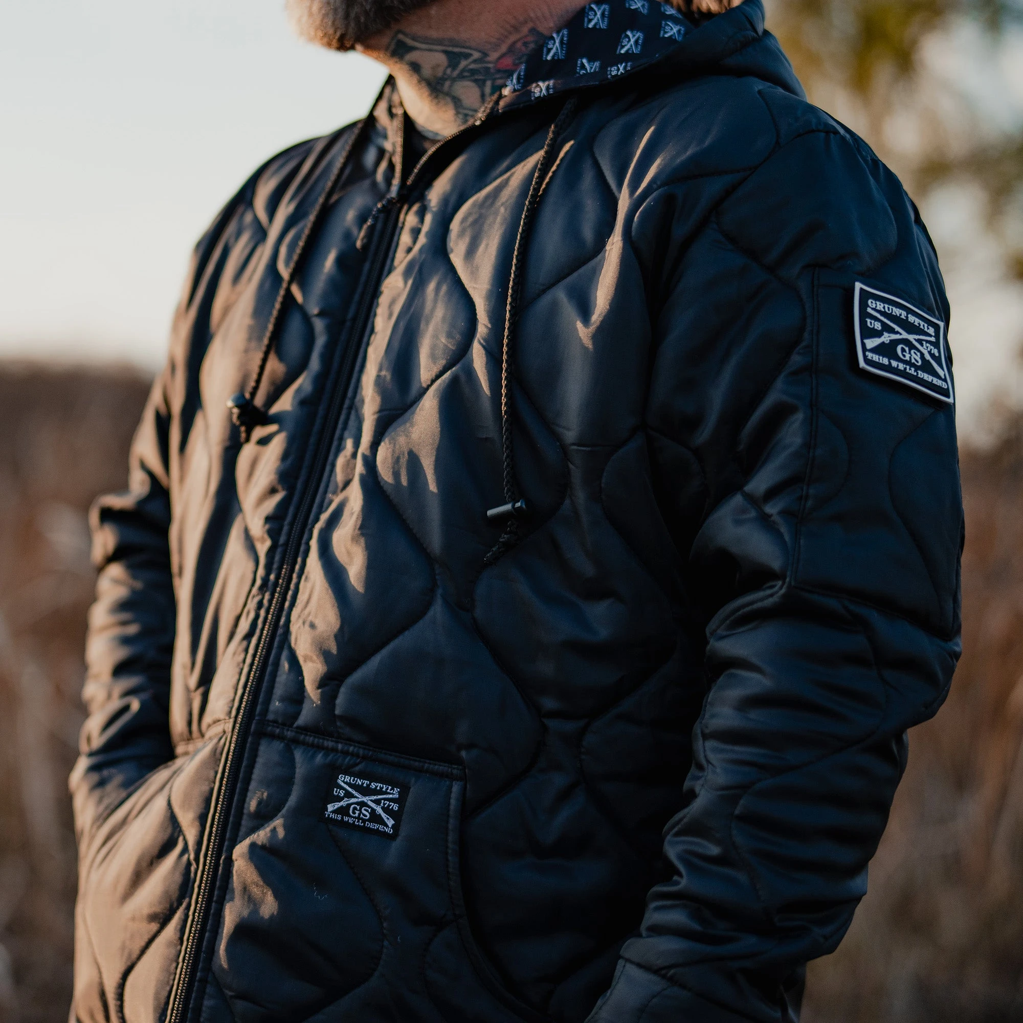 Grunt Style Woobie Full-Zip Hoodie - Black 4 Grunt Style Woobie Full-Zip Hoodie - Black - Image 2