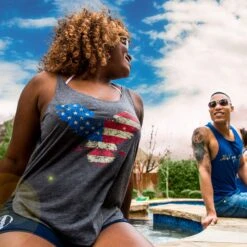 Women's Freagle Flowy Tank - Charcoal -Grunt Style Sales BlankPoster 2000X2000 A17 FreatleTankC