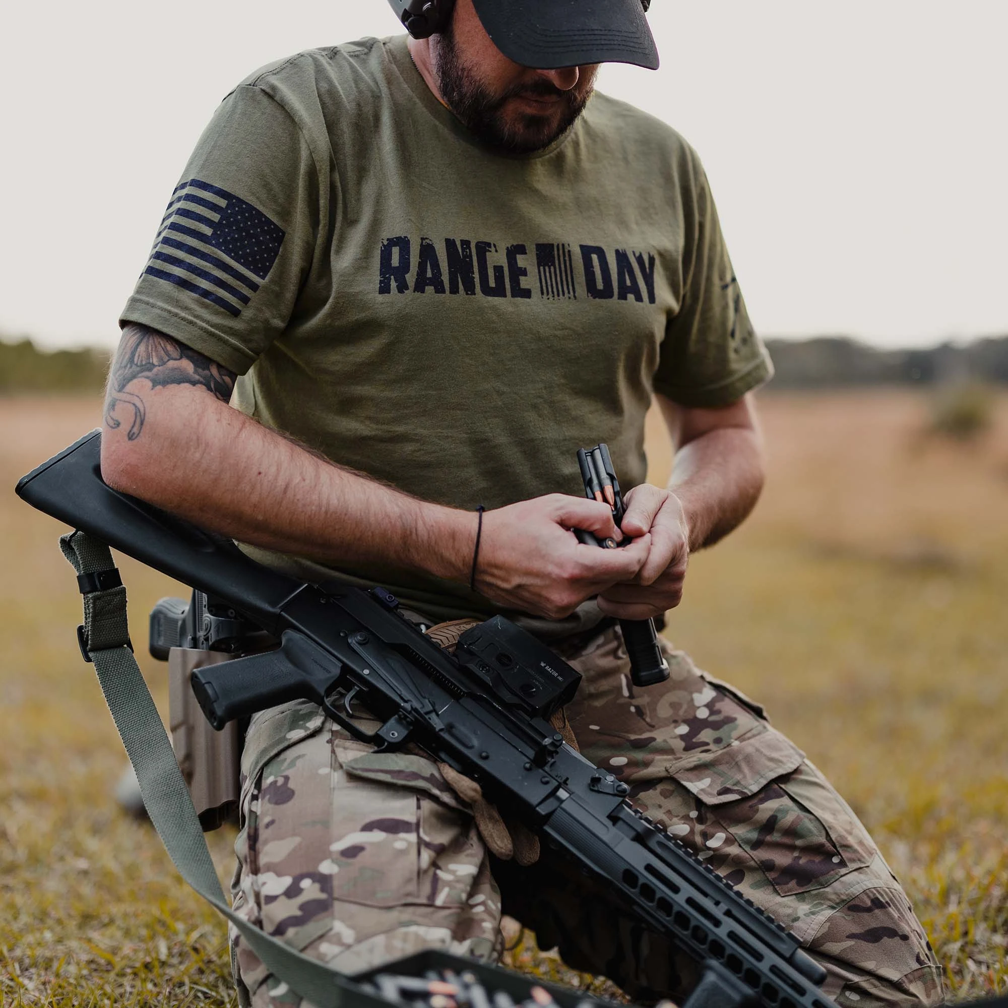Range Day T-Shirt - Military Green 4 Range Day T-Shirt - Military Green - Image 2