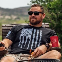 Dad Flag T-Shirt - Black 8 Dad Flag T-Shirt - Black -Grunt Style Sales BlankPoster 2000X2000 DadFlag 2 min