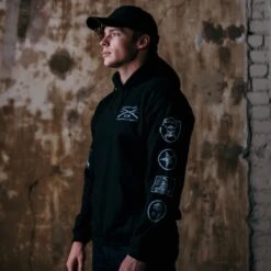 Grunt Style Patch Pullover Hoodie - Black -Grunt Style Sales BlankPoster 2000X2000 GS4542 GruntStylePatchHoodie black