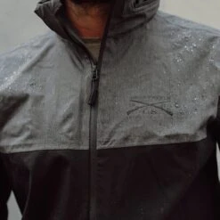 Men's Premium Rain Jacket - Black -Grunt Style Sales BlankPoster 2000X2000 GS4942 PremiumRainJacket 3