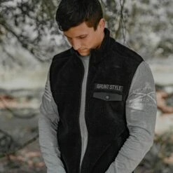 Men's Sherpa Vest - Black -Grunt Style Sales BlankPoster 2000X2000 GS4946 GruntSTyleSherpaVest Blackcopy