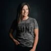 Women's Messy Buns & Guns T-Shirt - Black Wash -Grunt Style Sales BlankPoster 2000X2000 GS5162 MessyBuns Guns BlackWash