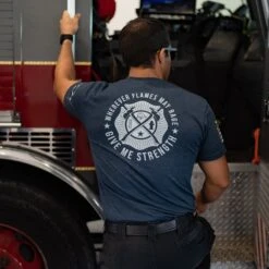 Wherever Flames May Rage T-Shirt - Navy -Grunt Style Sales BlankPoster 2000X2000 GS5177 WhereverFlamesMayRage