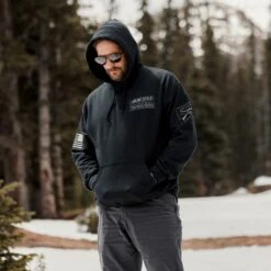 Name Tape Hoodie - Black -Grunt Style Sales BlankPoster 2000X2000 GS5178 GruntStyleNameTapeHoodie Black 2