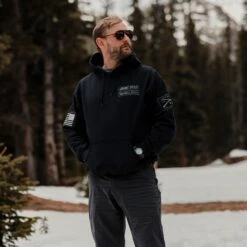 Name Tape Hoodie - Black -Grunt Style Sales BlankPoster 2000X2000 GS5178 GruntStyleNameTapeHoodie Black