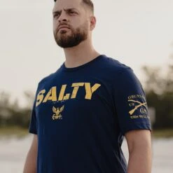 USN - Salty 2.0 T-Shirt - Navy -Grunt Style Sales BlankPoster 2000X2000 GSNV0063USN Salty2.0 min