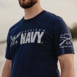 USN - Ship Happens 2.0 T-Shirt - Navy -Grunt Style Sales BlankPoster 2000X2000 GSNV0065 USN ShipHappens2.0 min