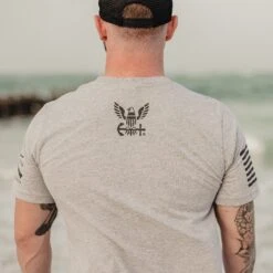 USN - Est. 1775 2.0 T-Shirt - Athletic Heather -Grunt Style Sales BlankPoster 2000X2000 GSNV0066 USN Est.1775 AthleticHeather2.0 3 min