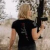 Women's Second Amendment 2.0 V-Neck - Black -Grunt Style Sales BlankPoster 2000X2000 copy3