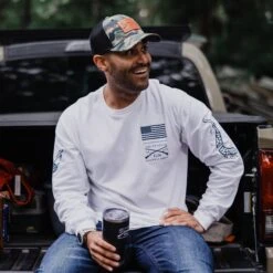 Join Or Die Long Sleeve - White -Grunt Style Sales BlankPoster 2000x2000 13 GS5803JoinorDieLS White