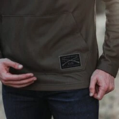 Men's Waffle Top Hoodie - Military Green 9 Men's Waffle Top Hoodie - Military Green -Grunt Style Sales BlankPoster 2000x2000 1 GS5667WaffleTopHoodie MilGreen