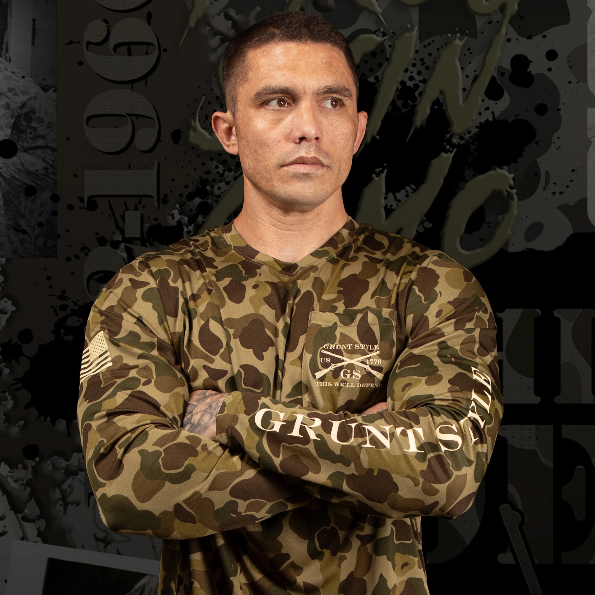 Overwatch Long Sleeve - Frog Skin Forest 5 Overwatch Long Sleeve - Frog Skin Forest - Image 3