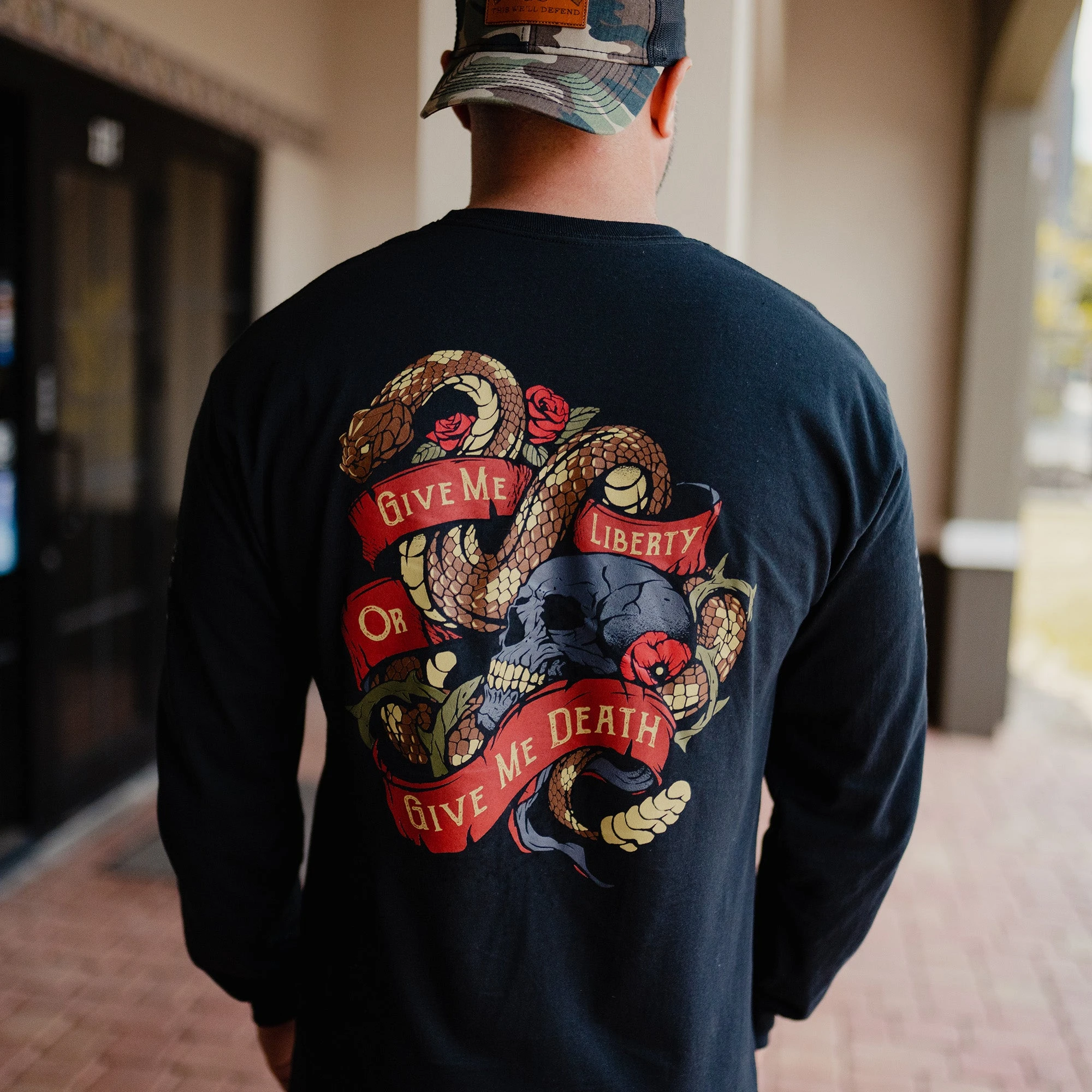 Liberty Or Death Long Sleeve - Black 4 Liberty Or Death Long Sleeve - Black - Image 2