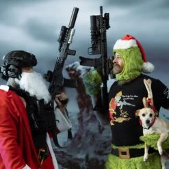 Operator Grinch T-Shirt - Black 10 Operator Grinch T-Shirt - Black -Grunt Style Sales BlankPoster 2000x2000 2 GS5844OperatorGrinch