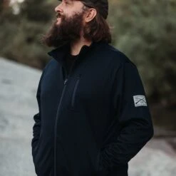 Men's Waffle Top Full-Zip Jacket - Navy 10 Men's Waffle Top Full-Zip Jacket - Navy -Grunt Style Sales BlankPoster 2000x2000 3 GS5671WaffleTopFull ZipJacket Navy