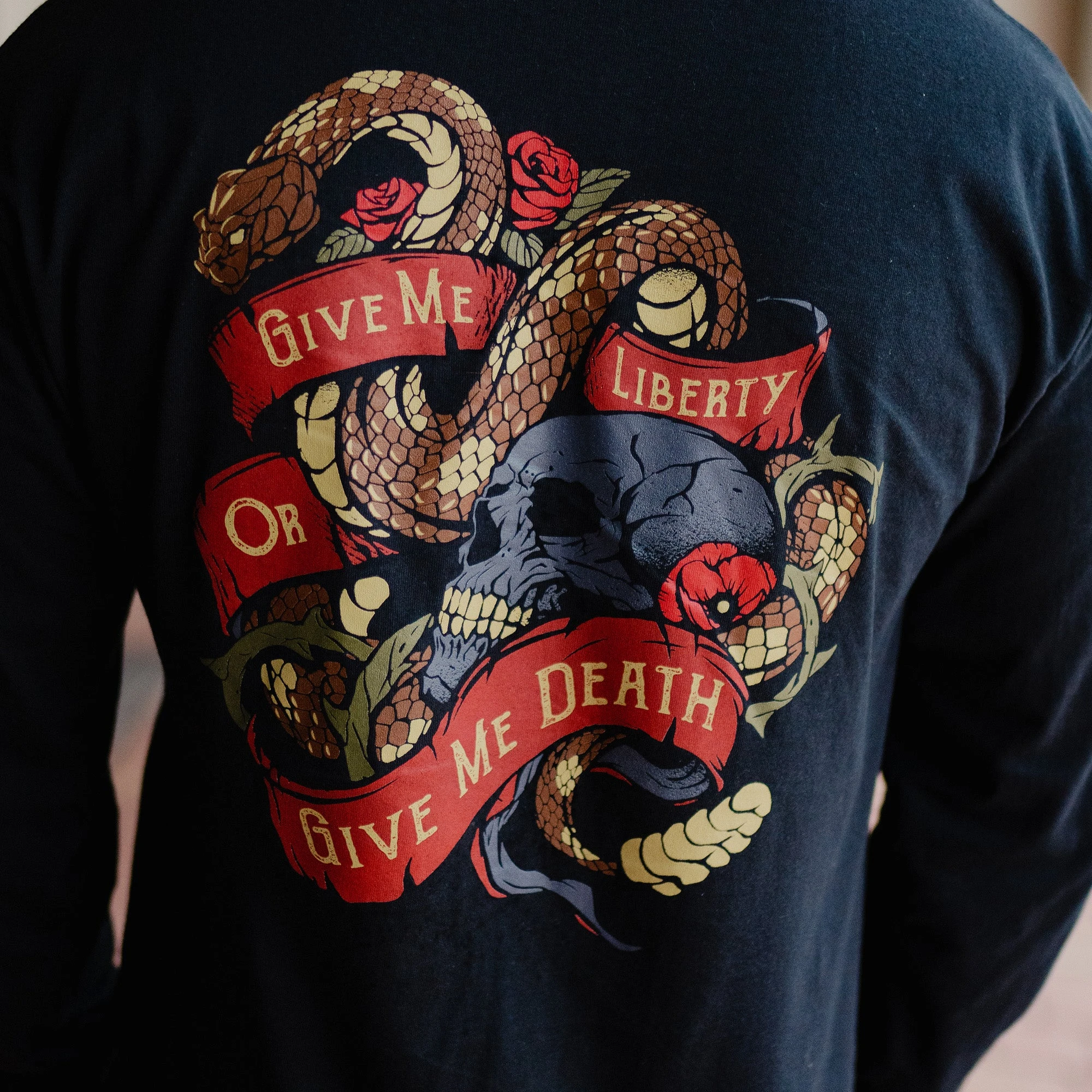 Liberty Or Death Long Sleeve - Black 5 Liberty Or Death Long Sleeve - Black - Image 3