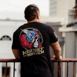 Mischief And Mayhem T-Shirt - Black -Grunt Style Sales BlankPoster 2000x2000 4 GS5777MischiefandMayhem Black