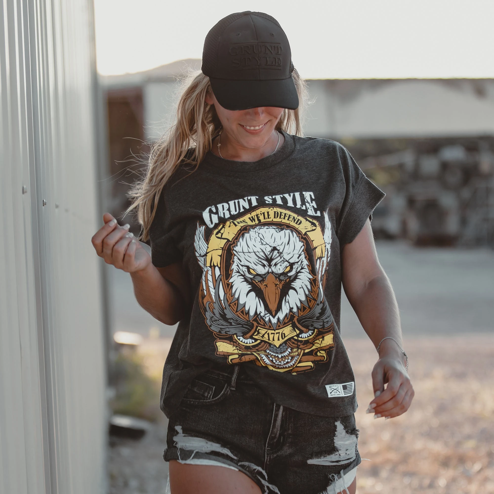 Women's Easy Rider Vintage Fit T-Shirt - Washed Black 5 Women's Easy Rider Vintage Fit T-Shirt - Washed Black - Image 3