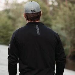 Men's Waffle Top Full-Zip Jacket - Black -Grunt Style Sales BlankPoster 2000x2000 8 GS5669WaffleTopFull ZipJacket Black