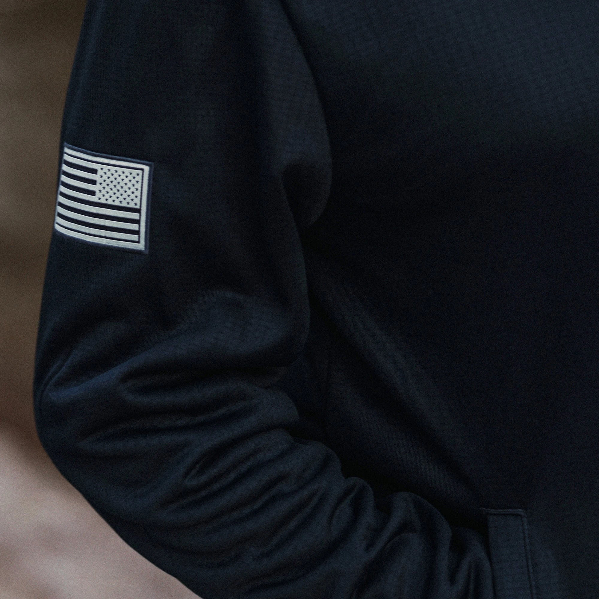 Men's Waffle Top Full-Zip Jacket - Navy 7 Men's Waffle Top Full-Zip Jacket - Navy - Image 5