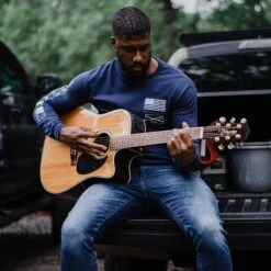 Ethos Long Sleeve - Navy -Grunt Style Sales BlankPoster 2000x2000 9 GS5781EthosLS Navy