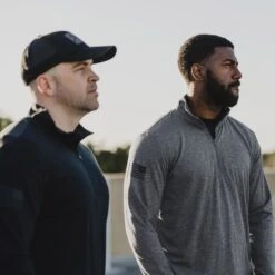 Men's This We'll Defend Triblend 1/4 Zip Pullover - Black -Grunt Style Sales BlankPoster 2000x2000 GS5049 GS5050 ThisWe llDefendTriblend1 4ZipPullovers min