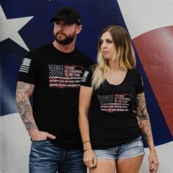 Women's Pledge V-Neck - Black -Grunt Style Sales BlankPoster 2000x2000 GS5135 GS5136 Pledge Pair min