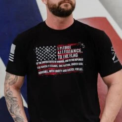 Pledge T-Shirt - Black -Grunt Style Sales BlankPoster 2000x2000 GS5135 Pledge min