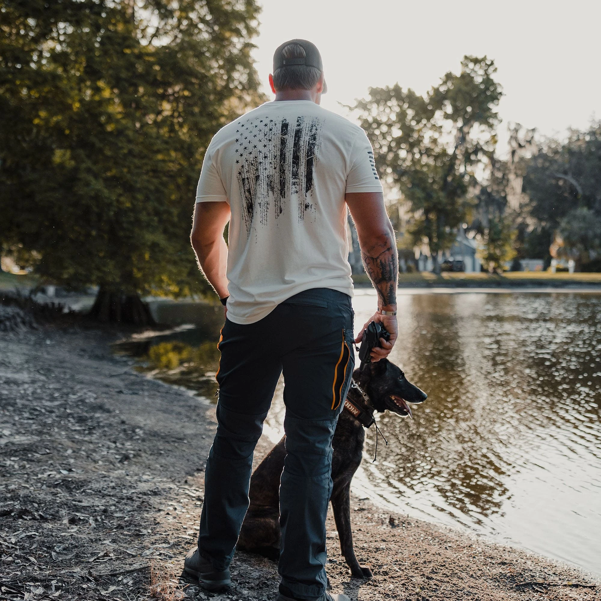 1776 Flag T-Shirt - White 4 1776 Flag T-Shirt - White - Image 2