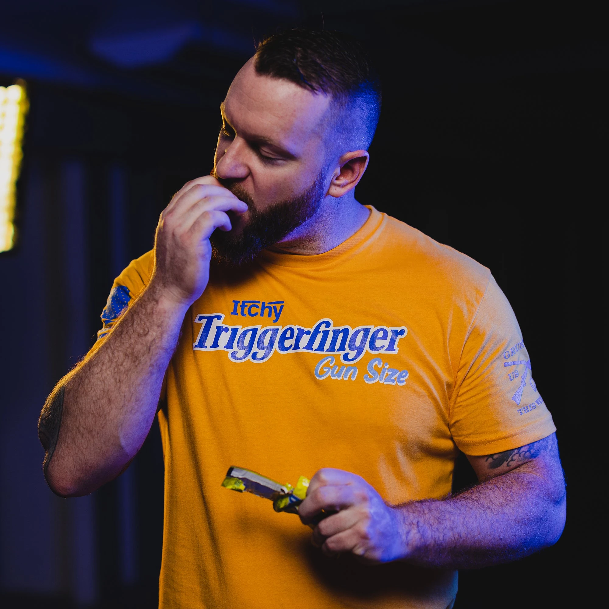 Triggerfinger T-Shirt - Gold 4 Triggerfinger T-Shirt - Gold - Image 2