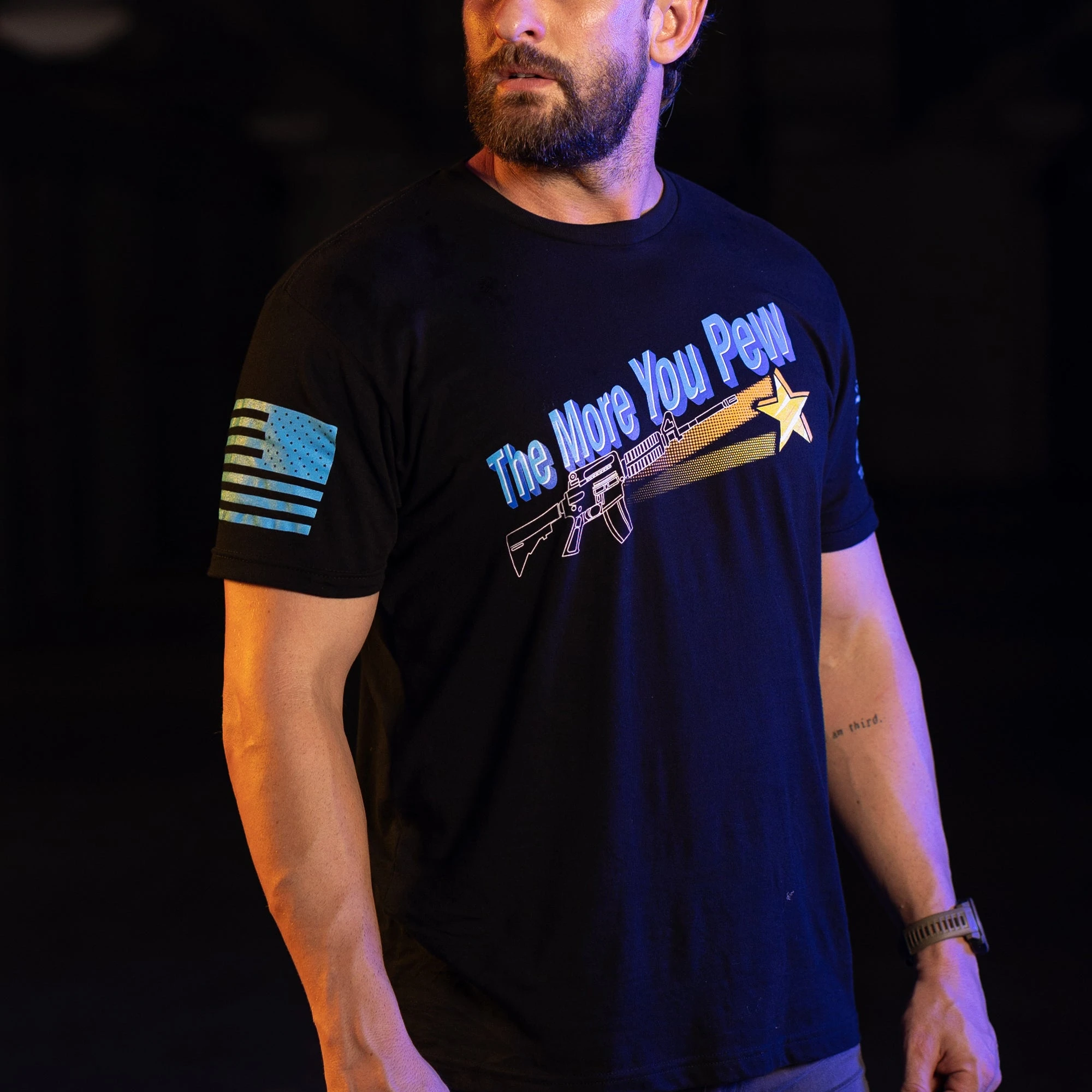 The More You Pew T-Shirt - Black 5 The More You Pew T-Shirt - Black - Image 3