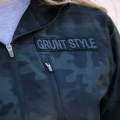 Garrison Hooded Windbreaker - Black Camo -Grunt Style Sales BlankPoster 2000x2000 GS5412GarrisonHoodedWindbreaker BlackCamo 2