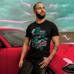 Checkered Past T-Shirt - Black -Grunt Style Sales BlankPoster 2000x2000 GS5544 CheckeredPastMen sTee Black