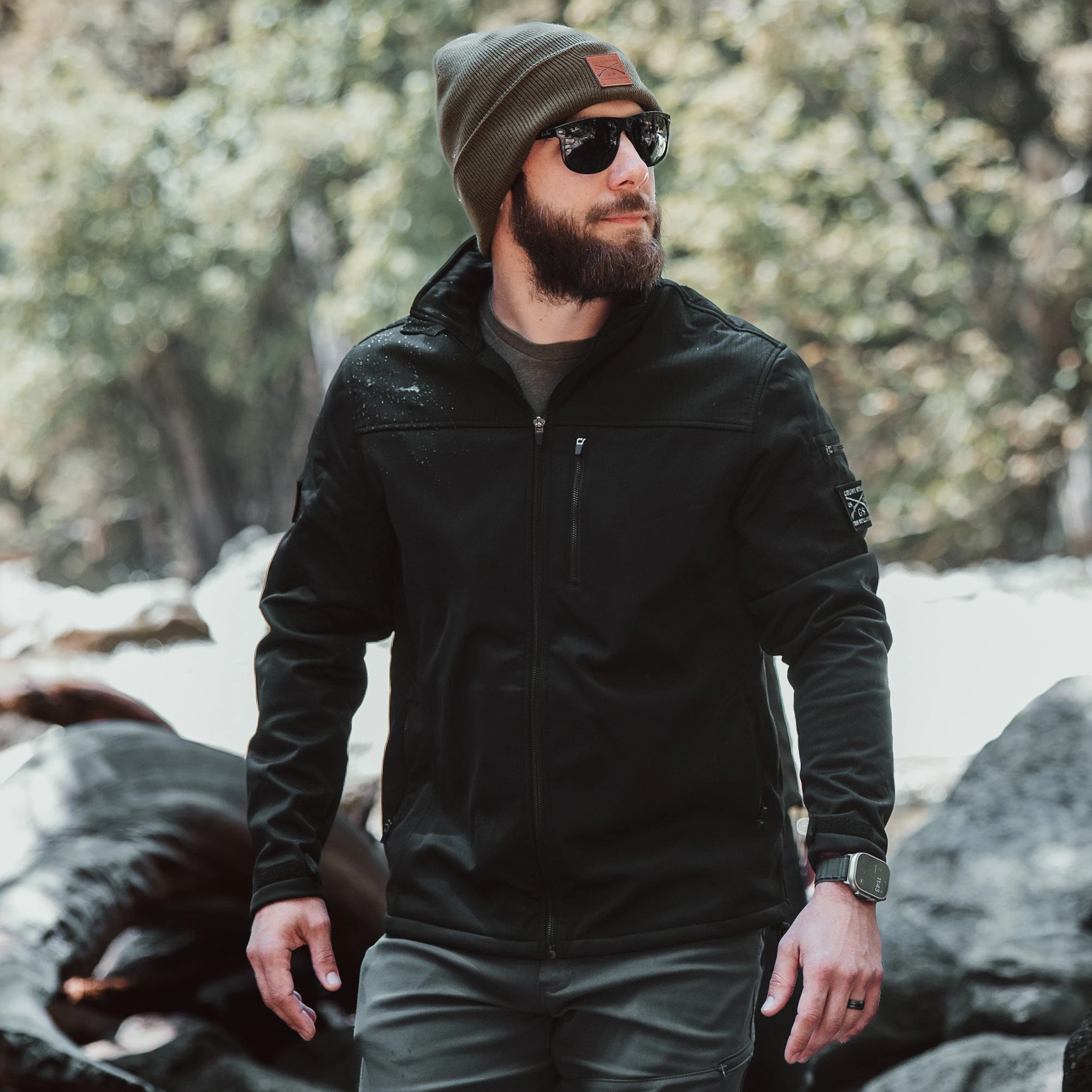 Men's Mission Ready Soft Shell Jacket - Black 3 Men's Mission Ready Soft Shell Jacket - Black