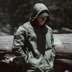 Men's Mission Ready Soft Shell Jacket - Military Green 13 Men's Mission Ready Soft Shell Jacket - Military Green -Grunt Style Sales BlankPoster 2000x2000 GS5680MissionReadySoftShellJacket MilGreen 1