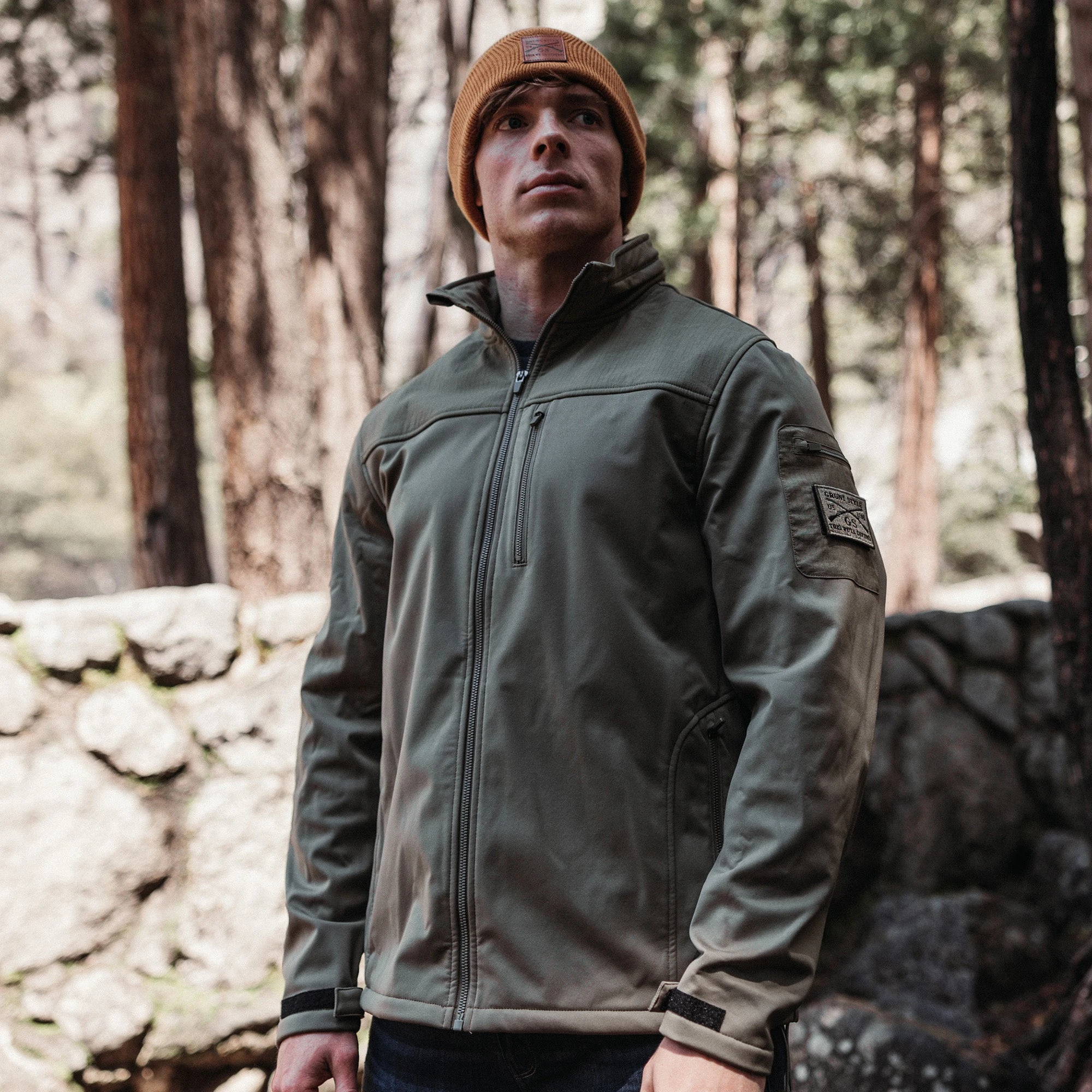 Men's Mission Ready Soft Shell Jacket - Military Green 3 Men's Mission Ready Soft Shell Jacket - Military Green