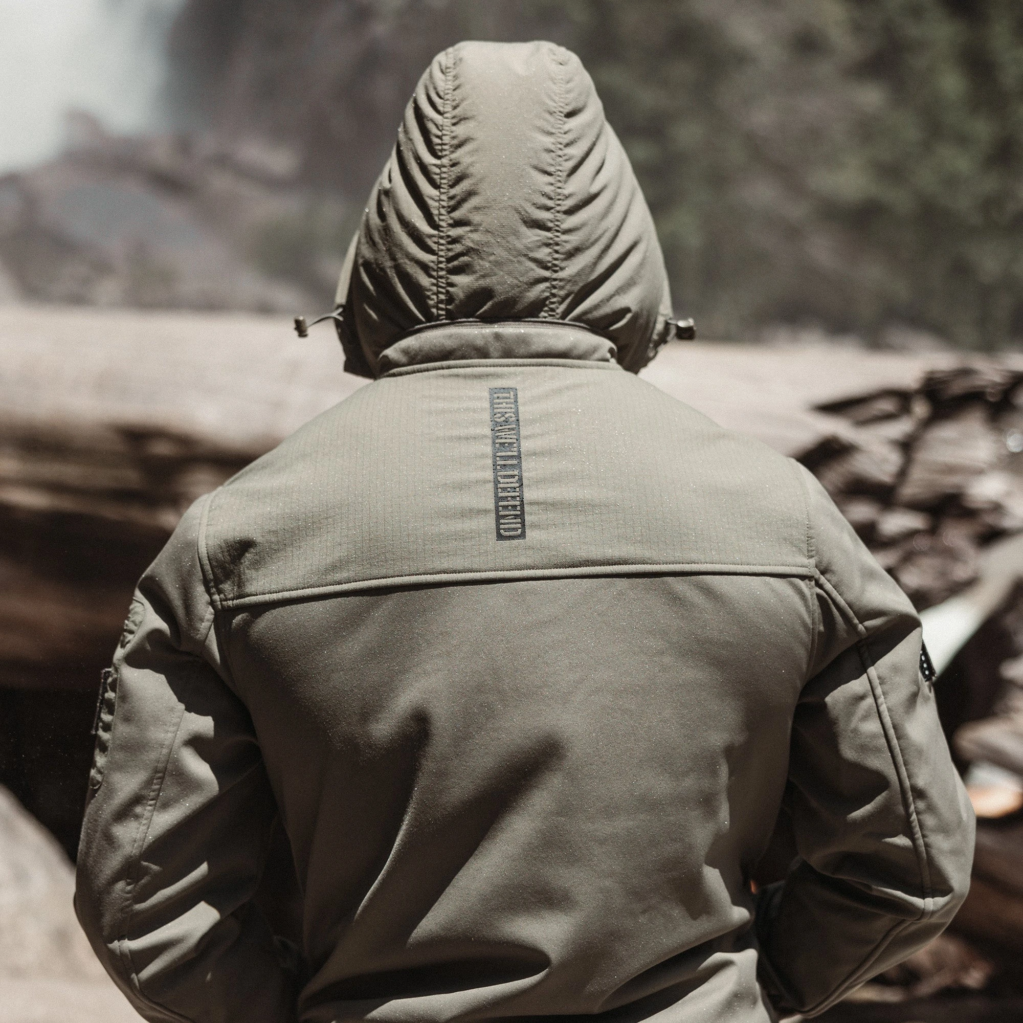 Men's Mission Ready Soft Shell Jacket - Military Green 4 Men's Mission Ready Soft Shell Jacket - Military Green - Image 2