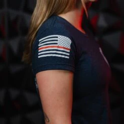 Women's Wherever Flames May Rage Slim Fit T-Shirt - Midnight Navy -Grunt Style Sales BlankPoster 2000x2000 GS5717WomensWhereverFlamesMayRageSlimFit MidnightNavy 1