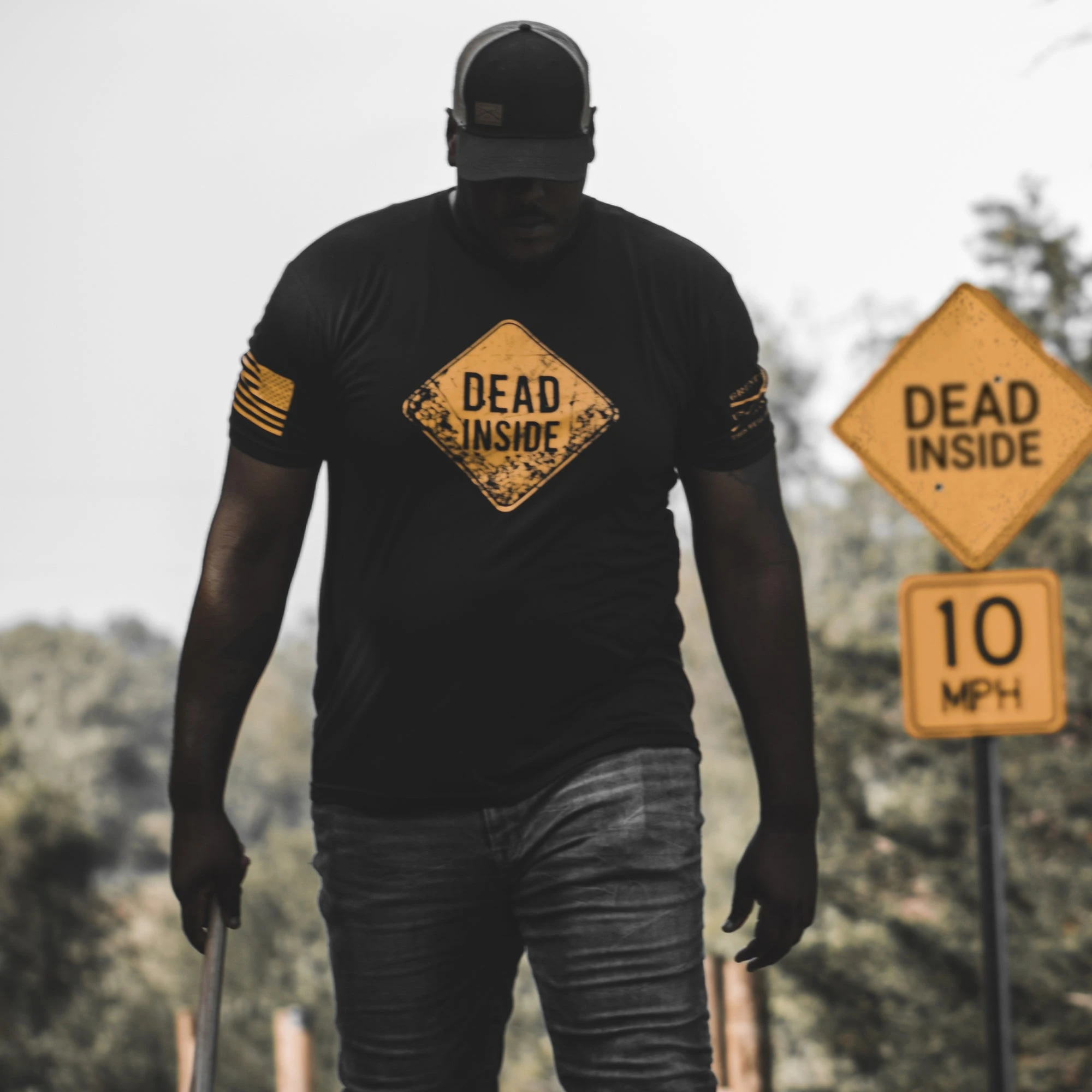 Dead Inside T-Shirt - Black 6 Dead Inside T-Shirt - Black - Image 4