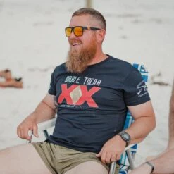 Double Tap Brewing T-Shirt - Black -Grunt Style Sales BlankPoster 2000x2000 GS5742DoubleTapBrewing Black 3 1