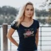 Women's Murica Brewing V-Neck - Midnight Navy 2 Women's Murica Brewing V-Neck - Midnight Navy -Grunt Style Sales BlankPoster 2000x2000 GS5753MuricaSince1776Women sV Neck MidnightNavy 2