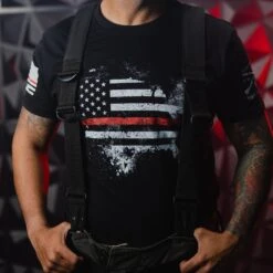 Red Line American Acid T-Shirt - Black -Grunt Style Sales BlankPoster 2000x2000 GS5770RedLineAmericanAcid Black 4