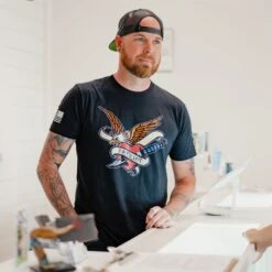 Patriot Ink T-Shirt - Black -Grunt Style Sales BlankPoster 2000x2000 GS5793PatriotInk Black