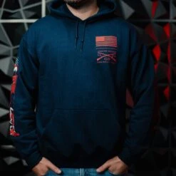 Freedom Dealer Hoodie - Navy -Grunt Style Sales BlankPoster 2000x2000 GS5797FreedomDealerHoodie Navy 4 1