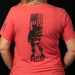 Women's R.E.D. All Forces Relaxed Fit Tee - Red 15 Women's R.E.D. All Forces Relaxed Fit Tee - Red -Grunt Style Sales BlankPoster 2000x2000 GS5877R.E.D.AllForcesRelaxedFit Red 2 1
