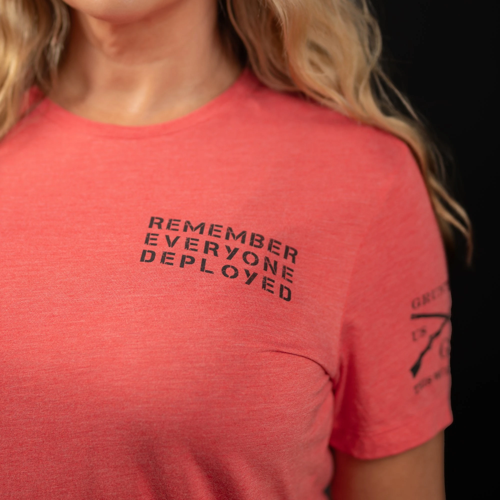 Women's R.E.D. All Forces Relaxed Fit Tee - Red 5 Women's R.E.D. All Forces Relaxed Fit Tee - Red - Image 3
