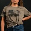 Women's American Vintage Relaxed Fit T-Shirt - Olive Triblend -Grunt Style Sales BlankPoster 2000x2000 GS5881AmericanVintageRelaxedFit Olive