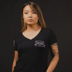 Women's Easy Rider V-Neck - Black -Grunt Style Sales BlankPoster 2000x2000 GS5959EasyRiderV Neck Black